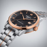 Buy Shop Tissot T Classic Luxury Powermatic 80 Black Dial Silver Steel Strap Watch For Men - T086.407.22.067.00 USA Online