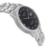 Buy Shop Tissot T Classic Luxury Powermatic 80 Black Dial Silver Steel Strap Watch For Men - T086.408.11.056.00 USA Online