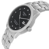 Buy Shop Tissot T Classic Luxury Powermatic 80 Black Dial Silver Steel Strap Watch For Men - T086.408.11.056.00 USA Online