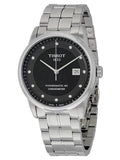 Buy Shop Tissot T Classic Luxury Powermatic 80 Black Dial Silver Steel Strap Watch For Men - T086.408.11.056.00 USA Online