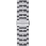 Buy Shop Tissot T Classic Luxury Powermatic 80 White Dial Silver Steel Strap Watch For Men - T086.408.11.016.00 USA Online