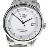 Buy Shop Tissot T Classic Luxury Powermatic 80 White Dial Silver Steel Strap Watch For Men - T086.408.11.016.00 USA Online