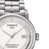 Buy Shop Tissot T Classic Luxury Powermatic 80 White Dial Silver Steel Strap Watch For Men - T086.408.11.016.00 USA Online
