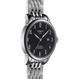 Buy Shop Tissot T Classic Powermatic 80 Black Dial Silver Steel Strap Watch For Men - T41.1.483.52 USA Online