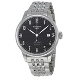 Buy Shop Tissot T Classic Powermatic 80 Black Dial Silver Steel Strap Watch For Men - T41.1.483.52 USA Online