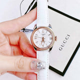 Buy Shop Tissot T-Classic Powermatic 80 Mother of Pearl Silver Dial White Leather Strap Watch For Women - T108.208.26.117.00 USA Online