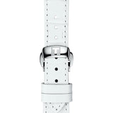 Buy Shop Tissot T-Classic Powermatic 80 Mother of Pearl Silver Dial White Leather Strap Watch For Women - T108.208.26.117.00 USA Online