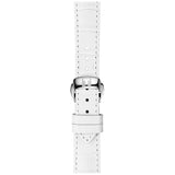 Buy Shop Tissot T-Classic Powermatic 80 Mother of Pearl Silver Dial White Leather Strap Watch For Women - T108.208.26.117.00 USA Online
