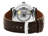 Buy Shop Tissot T-Classic Powermatic 80 Silver Dial Brown Leather Strap Watch For Men - T122.407.16.031.00 USA Online