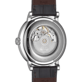 Buy Shop Tissot T-Classic Powermatic 80 Silver Dial Brown Leather Strap Watch For Men - T122.407.16.031.00 USA Online