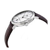 Buy Shop Tissot T-Classic Powermatic 80 Silver Dial Brown Leather Strap Watch For Men - T122.407.16.031.00 USA Online
