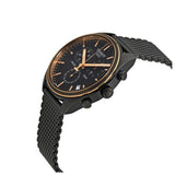 Buy Shop Tissot T Classic PR 100 Chronograph Anthracite Black Dial Black Mesh Bracelet Watch For Men - T101.417.23.061.00 USA Online