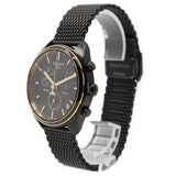 Buy Shop Tissot T Classic PR 100 Chronograph Anthracite Black Dial Black Mesh Bracelet Watch For Men - T101.417.23.061.00 USA Online