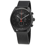 Buy Shop Tissot T Classic PR 100 Chronograph Black Dial Black Mesh Bracelet Watch For Men - T101.417.33.051.00 USA Online