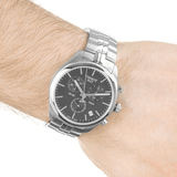 Buy Shop Tissot T Classic PR 100 Chronograph Black Dial Silver Steel Strap Watch for Men - T101.417.11.051.00 USA Online