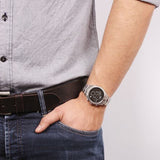 Buy Shop Tissot T Classic PR 100 Chronograph Black Dial Silver Steel Strap Watch for Men - T101.417.11.051.00 USA Online