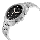 Buy Shop Tissot T Classic PR 100 Chronograph Black Dial Silver Steel Strap Watch for Men - T101.417.11.051.00 USA Online