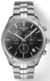 Buy Shop Tissot T Classic PR 100 Chronograph Black Dial Silver Steel Strap Watch for Men - T101.417.11.051.00 USA Online