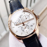 Buy Shop Tissot T Classic PR 100 Chronograph Silver Dial Black Leather Strap Watch for Men - T101.417.36.031.00 USA Online