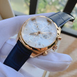 Buy Shop Tissot T Classic PR 100 Chronograph Silver Dial Black Leather Strap Watch for Men - T101.417.36.031.00 USA Online