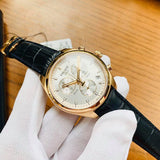 Buy Shop Tissot T Classic PR 100 Chronograph Silver Dial Black Leather Strap Watch for Men - T101.417.36.031.00 USA Online