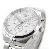 Buy Shop Tissot T Classic PR 100 Chronograph Silver Dial Silver Steel Strap Watch For Men - T101.417.11.031.00 USA Online