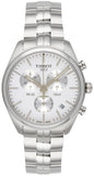 Buy Shop Tissot T Classic PR 100 Chronograph Silver Dial Silver Steel Strap Watch For Men - T101.417.11.031.00 USA Online