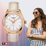 Buy Shop Tissot T Classic PR 100 Lady Silver Dial Watch For Women - T101.210.36.031.01 USA Online