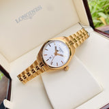 Buy Shop Tissot T Classic PR 100 Lady White Dial Gold Steel Strap Watch for Women - T101.210.33.031.00 USA Online