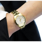 Buy Shop Tissot T Classic PR 100 Lady White Dial Gold Steel Strap Watch for Women - T101.210.33.031.00 USA Online