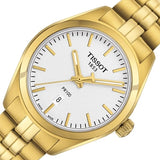 Buy Shop Tissot T Classic PR 100 Lady White Dial Gold Steel Strap Watch for Women - T101.210.33.031.00 USA Online