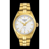 Buy Shop Tissot T Classic PR 100 Lady White Dial Gold Steel Strap Watch for Women - T101.210.33.031.00 USA Online