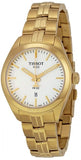 Buy Shop Tissot T Classic PR 100 Lady White Dial Gold Steel Strap Watch for Women - T101.210.33.031.00 USA Online