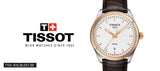 Buy Shop Tissot T Classic PR 100 Quartz White Dial Brown Leather Strap Watch for Men - T101.410.26.031.00 USA Online