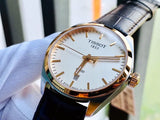 Buy Shop Tissot T Classic PR 100 Quartz White Dial Brown Leather Strap Watch for Men - T101.410.26.031.00 USA Online