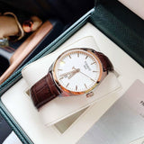 Buy Shop Tissot T Classic PR 100 Quartz White Dial Brown Leather Strap Watch for Men - T101.410.26.031.00 USA Online