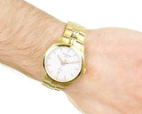 Buy Shop Tissot T Classic PR 100 Quartz White Dial Gold Steel Strap Watch for Men - T101.410.33.031.00 USA Online