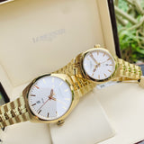 Buy Shop Tissot T Classic PR 100 Quartz White Dial Gold Steel Strap Watch for Men - T101.410.33.031.00 USA Online