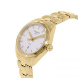 Buy Shop Tissot T Classic PR 100 Quartz White Dial Gold Steel Strap Watch for Men - T101.410.33.031.00 USA Online