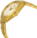 Buy Shop Tissot T Classic PR 100 Quartz White Dial Gold Steel Strap Watch for Men - T101.410.33.031.00 USA Online