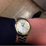 Buy Shop Tissot T Classic PR 100 Sport Chic White Dial Two Tone Steel Strap Watch For Women - T101.210.22.031.00 USA Online