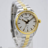 Buy Shop Tissot T Classic PR 100 Sport Chic White Dial Two Tone Steel Strap Watch For Women - T101.210.22.031.00 USA Online