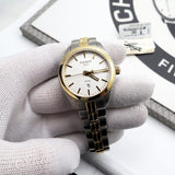Buy Shop Tissot T Classic PR 100 Sport Chic White Dial Two Tone Steel Strap Watch For Women - T101.210.22.031.00 USA Online