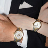 Buy Shop Tissot T Classic PR 100 Sport Chic White Dial Two Tone Steel Strap Watch For Women - T101.210.22.031.00 USA Online