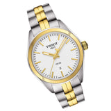 Buy Shop Tissot T Classic PR 100 Sport Chic White Dial Two Tone Steel Strap Watch For Women - T101.210.22.031.00 USA Online