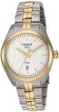 Buy Shop Tissot T Classic PR 100 Sport Chic White Dial Two Tone Steel Strap Watch For Women - T101.210.22.031.00 USA Online