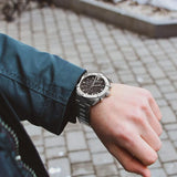 Buy Shop Tissot T Classic PR 100 Sport Chronograph Black Dial Silver Steel Strap Watch for Men - T101.617.11.051.00 USA Online