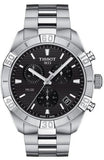 Buy Shop Tissot T Classic PR 100 Sport Chronograph Black Dial Silver Steel Strap Watch for Men - T101.617.11.051.00 USA Online