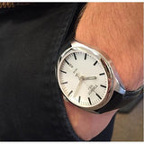 Buy Shop Tissot T Classic PR 100 White Dial Black Leather Strap Watch for Men - T101.410.16.031.00 USA Online