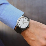 Buy Shop Tissot T Classic PR 100 White Dial Black Leather Strap Watch for Men - T101.410.16.031.00 USA Online